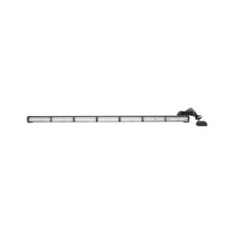 Proiector stroboscopic auto 12V cu 7 module, lumina galbena, 1060 mm