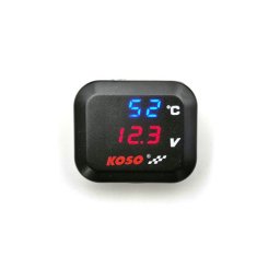 Termometru auto 4în1 cu încarcator USB 3A pentru bord si voltmetru 12V (DS4030)