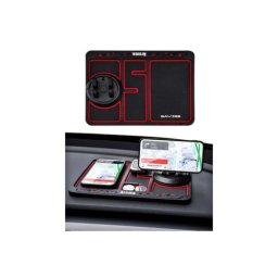 Suport telefon auto multifunctional antiderapant cu odorizant, 25x19 cm