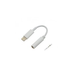 Adaptor Lightning la jack 3.5 mm pentru casti iPhone, 10 cm (OEM)