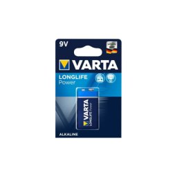 Baterie alcalina Varta Longlife Power 9V (6F22/6LR61) – cod 4922