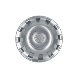 Set 4 capace roti 16 inch argintiu pentru duba, model bombat, ABS durabil