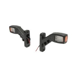 Set 2 lampi LED laterale de gabarit 12–24V cu flansa, BK69478