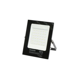 Proiector LED 30W IP65, 6500K lumina rece, negru, 2400 lm, 141×111×12,5 mm