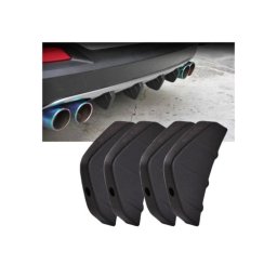 Set splittere universale pentru difuzor bara spate, negru (4 buc) UNIV-084