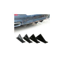 Set splittere universale pentru bara spate, negru, 4 bucati (UNIV-086)