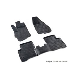 Covorase cauciuc tip tavita pentru Ford Focus III (2011–2014), set 4 bucati