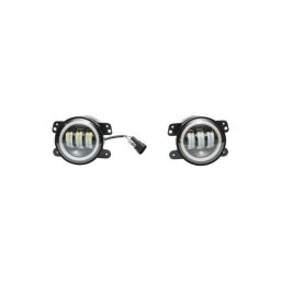 Proiector LED 30W 9-60V cu lumina de zi Angel Eyes, 6 LED-uri, IP67