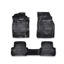 Covorase cauciuc tip tavita pentru Nissan Qashqai II (2014–2020), set 4, A80-X111