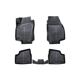 Set covoare cauciuc tip tavita pentru Opel Astra H (2004+) – 4 piese, negru