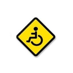 Abtibild „Persoane cu dizabilitati” 10 cm, autocolant ORACAL – TAG 041/T2