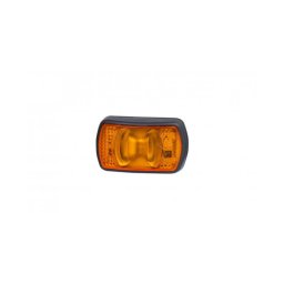 Lampa gabarit LED galbena Fristom 71x42 mm, 12/24V, IP68 (LD2228)