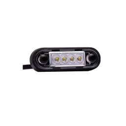 Lampa gabarit LED rosie slim 84x27 mm, cu 2 garnituri bullbar, Fristom FT-073C