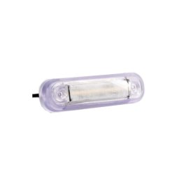 Lampa gabarit LED alba 12–36V, 110x30,5 mm, Fristom FT-045B