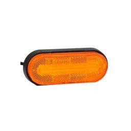 Lampa gabarit LED galbena 12-36V, 124x51 mm, Fristom FT-070Z