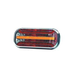 Lampa spate LED Fristom FT-230 214x95 cu semnal dinamic, ceata si numar