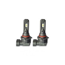 Bec LED auto HB3 9005, 4800 lm, 6000K, 12–24V, cu racire pe radiator