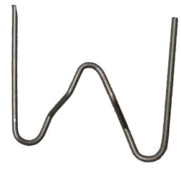 Set 100 cleme tip M 0,6 mm pentru pistol reparat plastic, otel tungsten