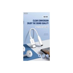 Adaptor audio USB-C la jack 3,5 mm pentru casti, alb, XO-NBR161