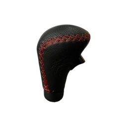 Maner schimbator viteze cu buton, cusatura rosie, OEM W00718