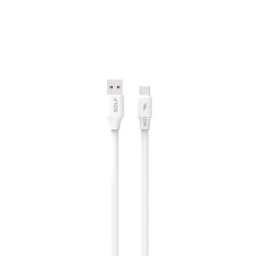 Cablu USB-C 120W 6A alb, 1 m, pentru incarcare rapida, cod GC-98T