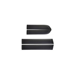 Set 4 bandouri protectie usi pentru Dacia Duster II 2018+ ABS negru mat