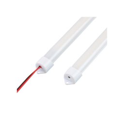 Banda LED rigida 5730 cu profil 886AL, 1 m, 12V, alb rece 6000K, 18W (ALSZ12)