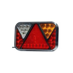 Lampa spate LED 200x130 mm, 5 functii, cu mers înapoi, Fristom FT-270