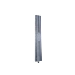 Margine pardoseala modulara tip tata din PP, 40x6x1,8 cm, gri, trafic intens