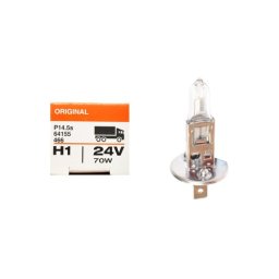 Bec halogen H1 24V 84W P14.5S Osram, cod 64155 pentru camioane