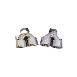 Set ornamente toba inox 304 pentru Range Rover Sport L494 SVR (2014+), argintiu