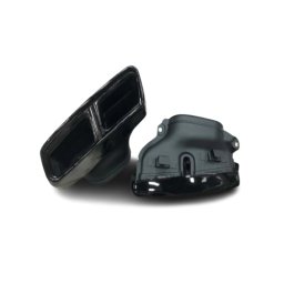 Ornament toba negru inox 304 pentru Mercedes E-Class W213 si GLC X253/C253