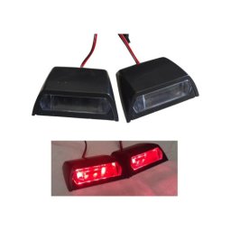 Set 2x lampa LED 12V pentru semnalizare, HY-001, alb/rosu/galben