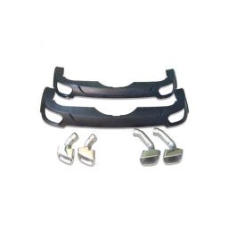 Difuzor bara spate compatibil BMW X5 F15, design M V8, cod DIF-H202