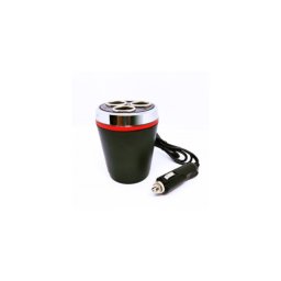 Prelungitor bricheta auto cu 3 prize si USB 3.1A, 120W, 12V/24V, negru