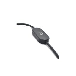 Buton comutator pe cablu TL-24 pentru pornire/oprire, negru, pentru lampi si LED