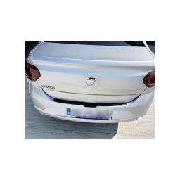 Abtibild protectie prag portbagaj compatibil Dacia Logan 3, negru mat texturat (QITL3-03)