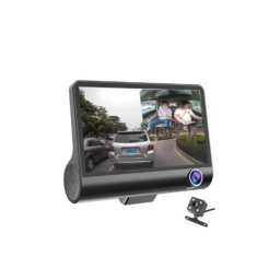Sistem DVR auto cu 3 camere 12V, ecran 4 inch, camera marsarier
