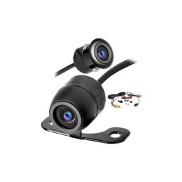 Camera auto HD 2în1 pentru marsarier si fata, 12V, IP66, unghi 170° (JCS-602HD)