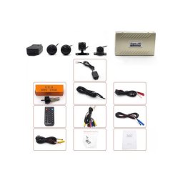 Kit camere auto DVR 360° 3D 1080P cu 4 camere wide si vedere nocturna (360DVR-T5)