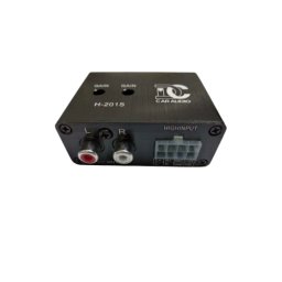 Convertor nivel semnal audio auto cu reglaj gain, 2 canale H-201S