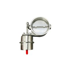 Clapeta de evacuare controlata prin vacuum, inox T304, Ø76 mm (TY-CLP-76)