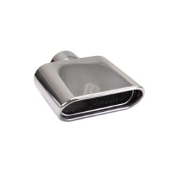 Ornament toba auto din inox Premium 22 cm, finisaj cromat, prindere cu surub (Cod 1009)