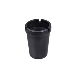 Scrumiera auto universala din plastic negru, compacta pentru suport pahar (AC806)