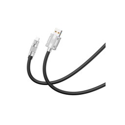 Cablu Micro USB 6A pentru încarcare rapida si transfer date, 1,2 m, negru