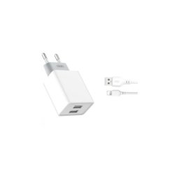 Incarcator de retea USB QC 3.0 18W cu cablu Lightning compatibil iPhone