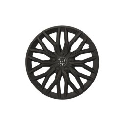 Set 4 capace roti Evo 16 inch negru mat, ABS rezistent pentru jante otel