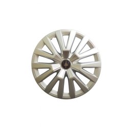 Set 4 capace roti Evo argintii 15 inch pentru jante otel, ABS (WD0-3SL-15)