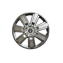 Set 4 capace roti Evo 15 inch, gri antracit, pentru jante otel (WG0-2GR-15)