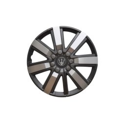 Set 4 capace roti Evo 15 inch, negru/antracit, pentru jante otel (WG1-1GR-15)